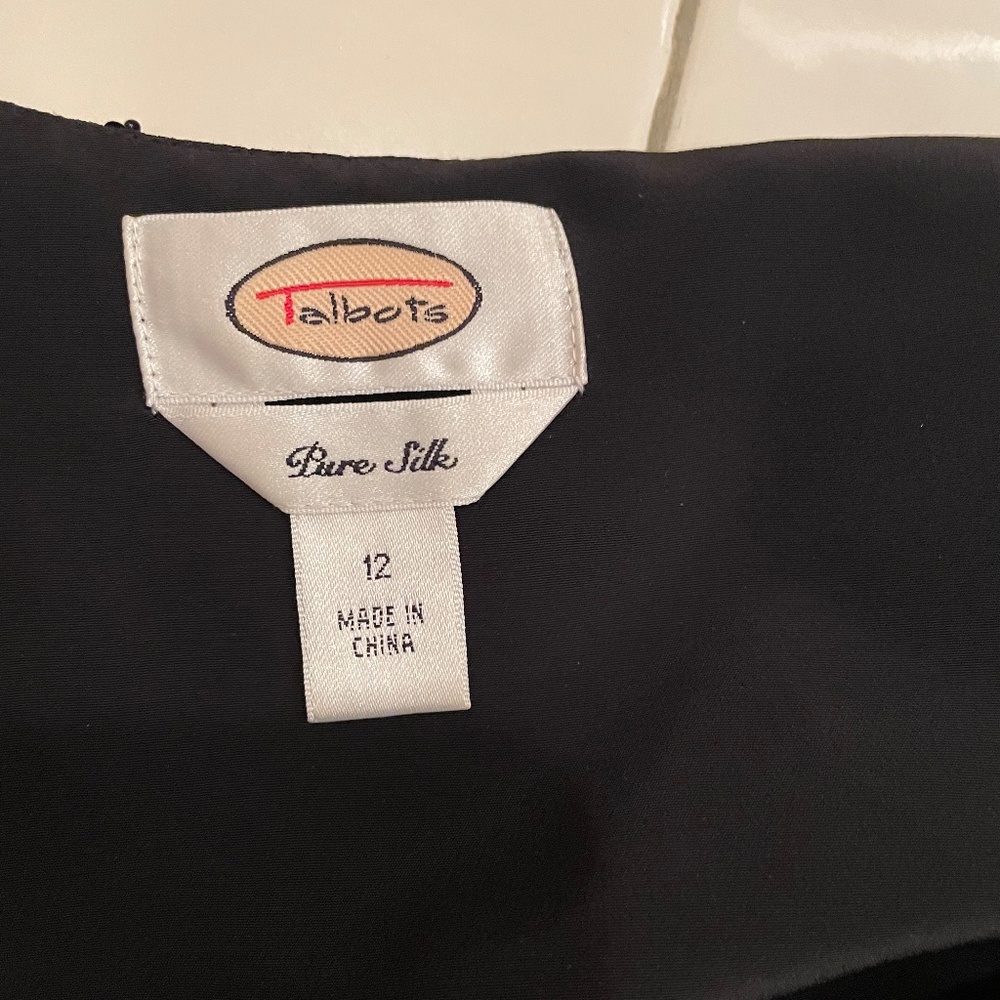 Talbots Silk Sequin Shell - image 5